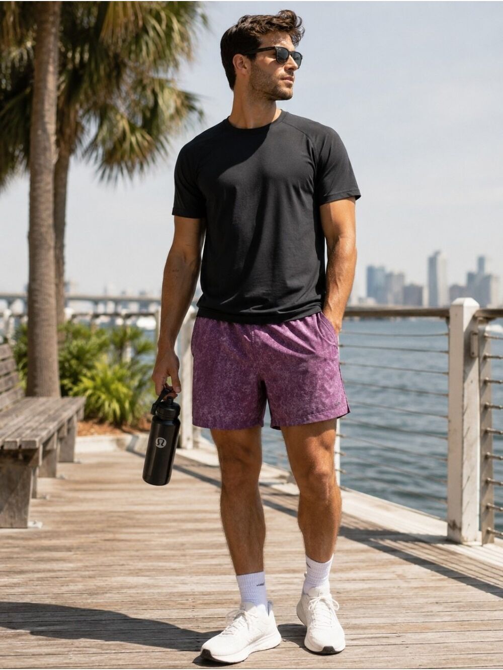 Lululemon Pace Breaker Shorts XXL Plum Gravel Dust Purple Athletic Training Gym